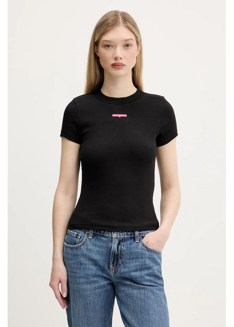 Tommy jeans tricou culoarea negru dw0dw21402