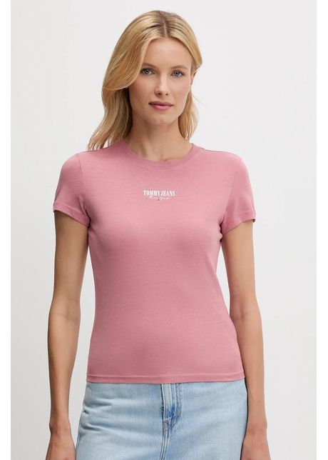 Tommy Jeans tricou culoarea roz, DW0DW20913