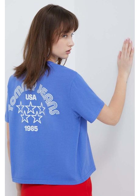 Tommy jeans tricou din bumbac femei dw0dw17831