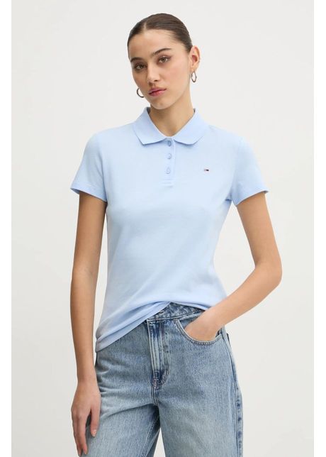 Tommy jeans tricou polo femei dw0dw20160