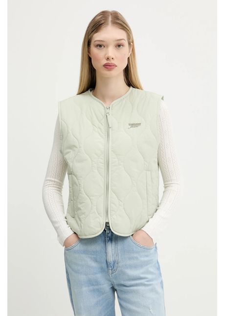 Tommy jeans vest culoarea verde de tranzitie dw0dw21184