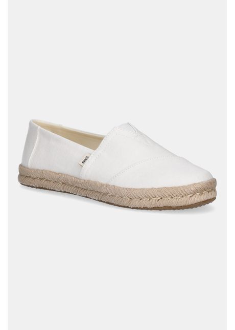 Toms espadrile alpargata rope 2 1 culoarea alb 10020681