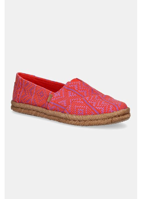 Toms espadrile diamond global culoarea rosu 10021885