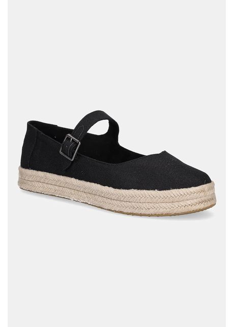Toms espadrile heavy canvas culoarea negru 10021878