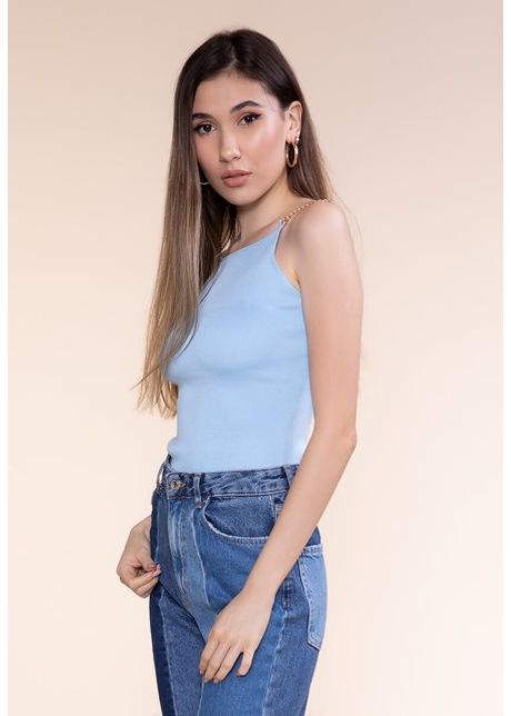 Top dama gratiela albastra