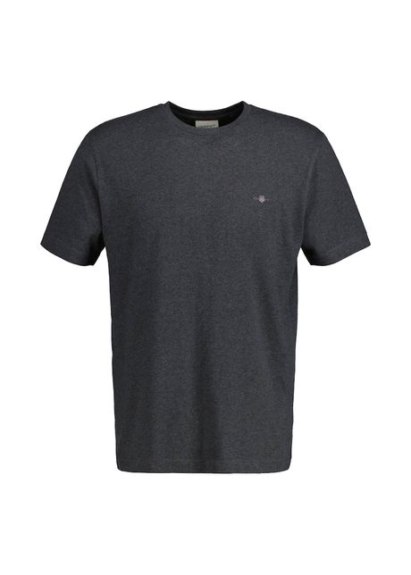 Tricou din bumbac cu decolteu la baza gatului shield