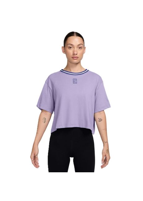Tricou nike w nk df heritage ss crop tee