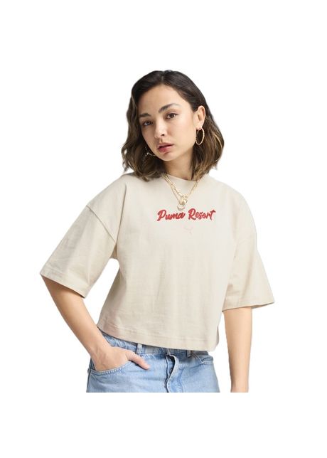 Tricou puma premium ess oversized graphic tee