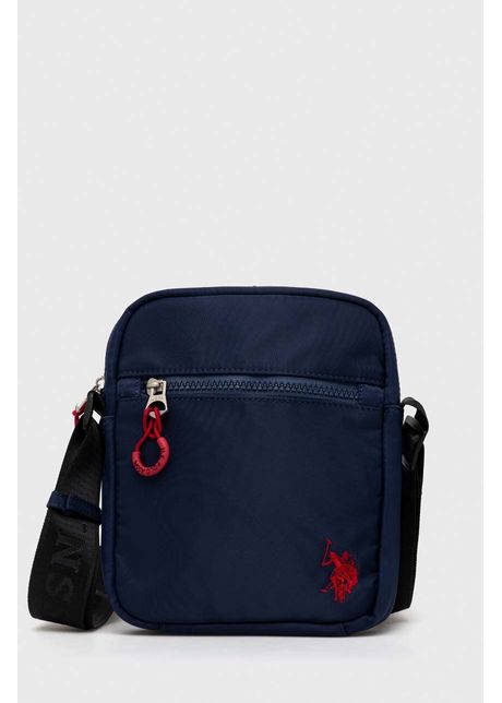 U s polo assn borseta culoarea albastru marin