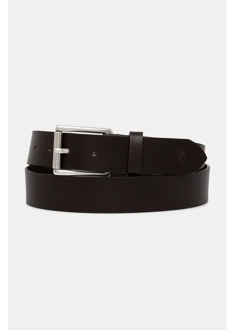 U s polo assn curea de piele hitchcock barbati culoarea maro aiuh32315mha