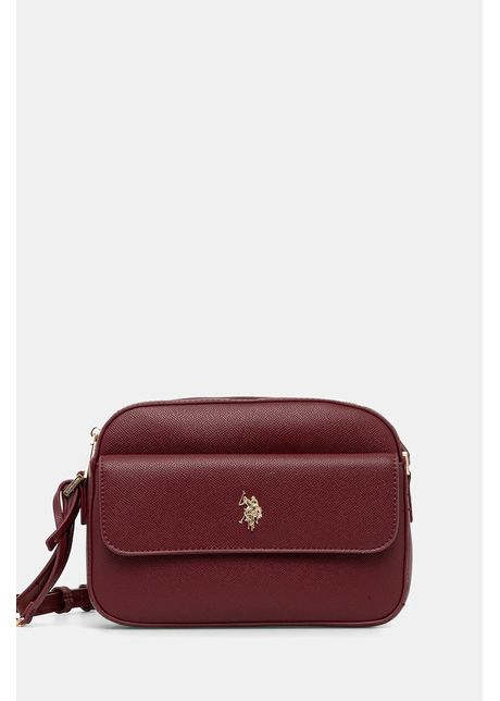 U.S. Polo Assn. poșetă Jones culoarea bordo, BEUJE8656WVP