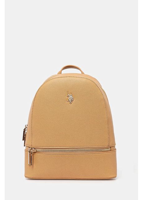 U s polo assn rucsac jones femei culoarea maro mic uni beuje8653wvp