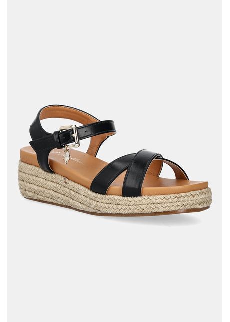 U s polo assn sandale astrid culoarea negru astrid002w 5y1