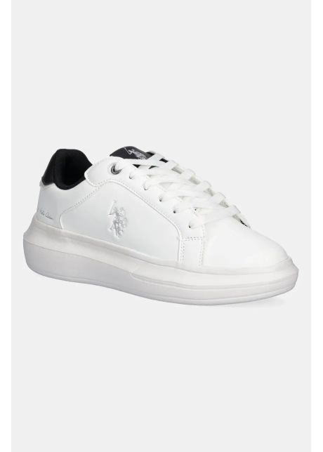 U s polo assn sneakers chelis culoarea alb chelis001w 5y1