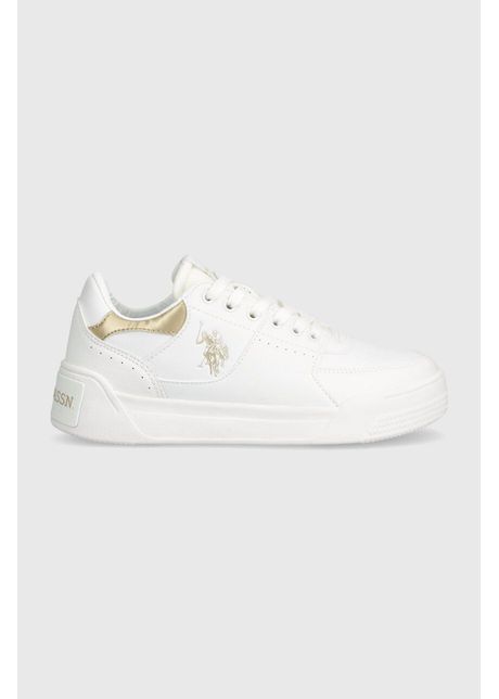 U s polo assn sneakers nole culoarea alb nole001w 4yn1