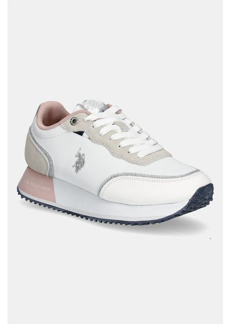 U s polo assn sneakers sacha femei culoarea alb sacha007w 5ns1