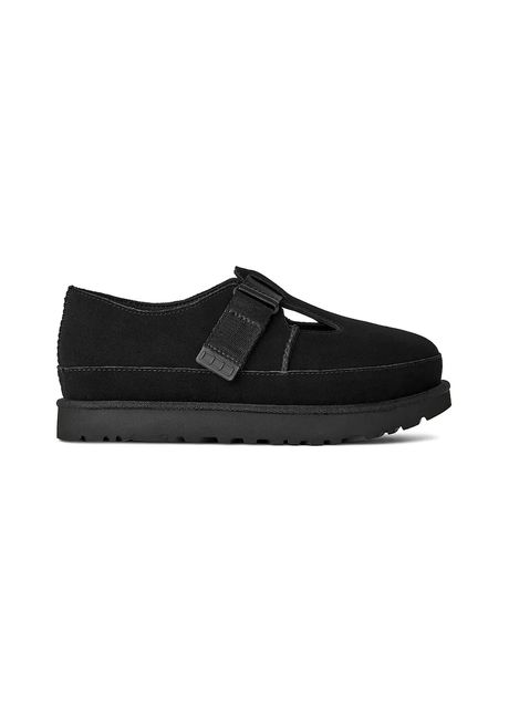 UGG pantofi de piele întoarsă Goldenstar Mary Jane culoarea negru, cu platforma, 1171506.BLK