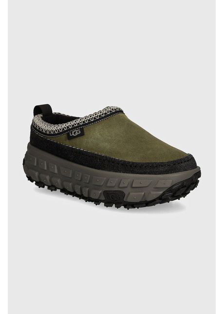 Ugg papuci din piele venture daze barbati culoarea verde 1154530 blvc