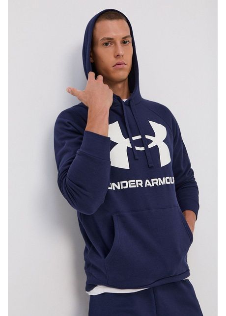 Under armour bluz 1357093 b rba i culoarea albastru marin cu imprimeu 1357093 652