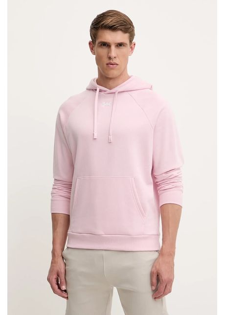 Under armour bluz rival fleece culoarea negru cu glug neted 1379757