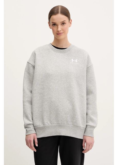 Under armour bluza femei culoarea gri cu imprimeu