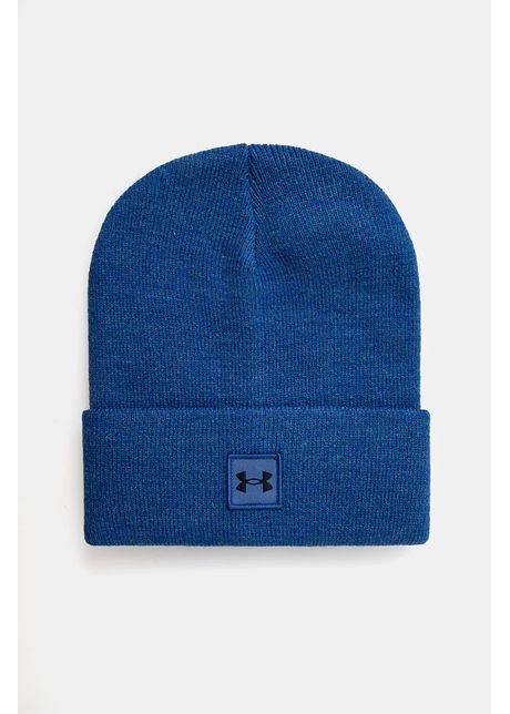 Under armour caciula culoarea albastru marin din tricot gros 1373155
