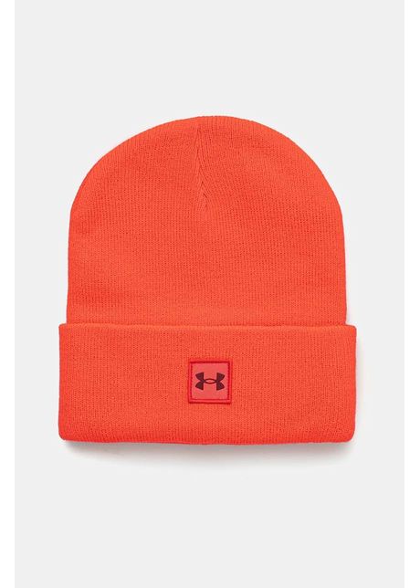 Under armour caciula culoarea rosu din tricot gros 1373155