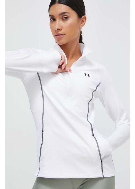 Under armour hanorac de antrenament culoarea alb neted
