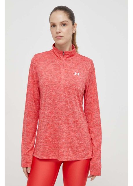 Under armour hanorac de antrenament tech 1 culoarea rosu modelator 1384225