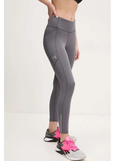 Under armour leggins de alergare fly fast 3 0 culoarea gri neted