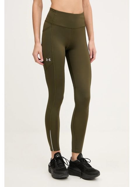 Under Armour leggins de alergare Fly Fast 3.0 culoarea negru, uni, 1369773