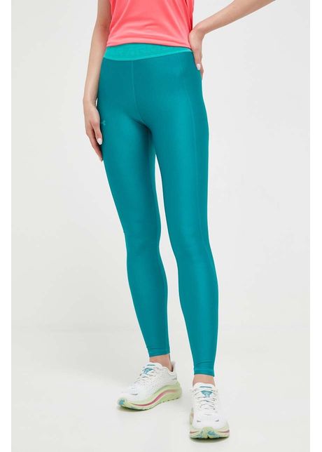 Under armour leggins de antrenament armour branded culoarea verde neted