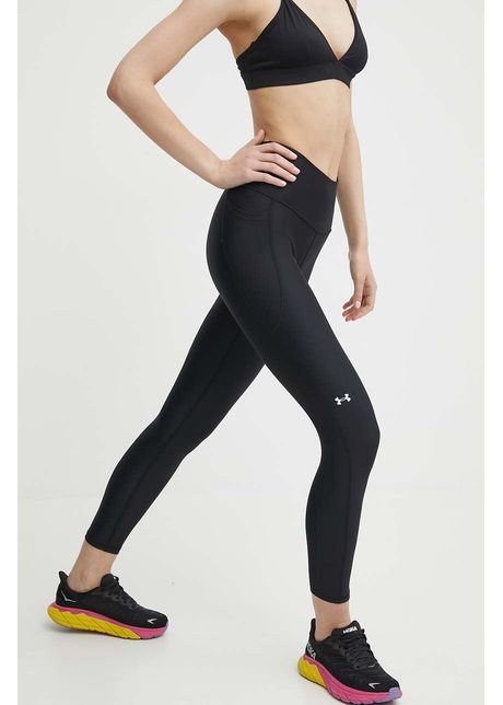 Under armour leggins de antrenament culoarea negru neted 1365335