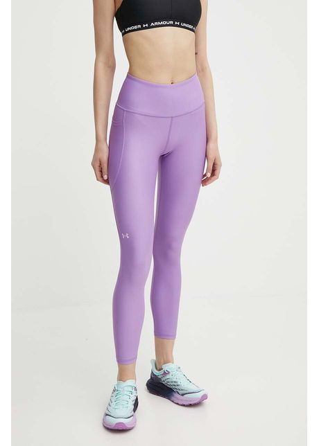 Under armour leggins de antrenament culoarea violet neted 1365335