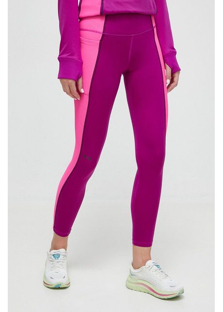 Under armour leggins de antrenament culoarea violet neted