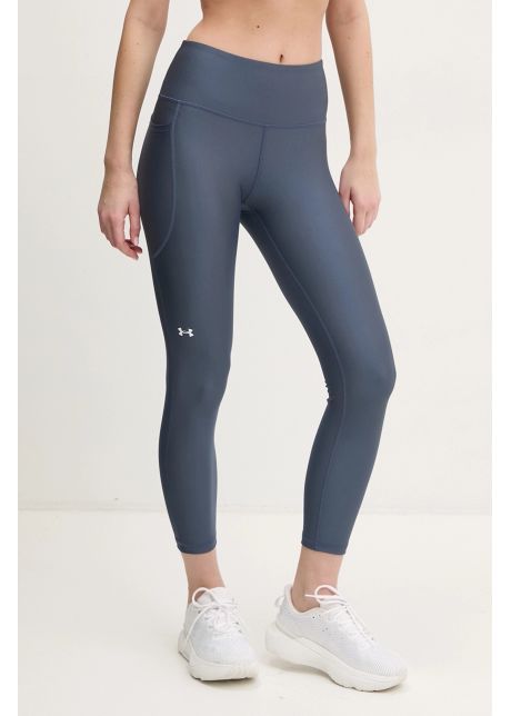 Under armour leggins de antrenament hg armour hirise culoarea negru neted 1365335