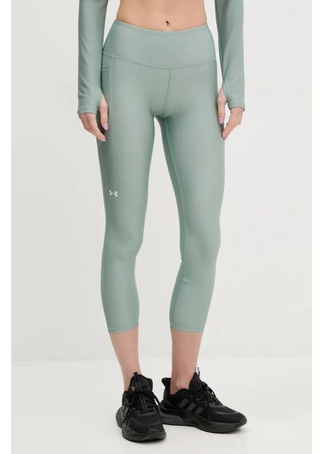 Under armour leggins de antrenament hg armour hirise culoarea negru neted 1365335