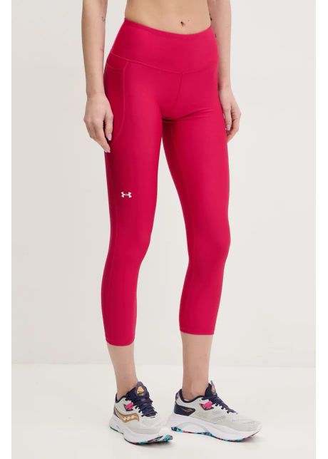 Under armour leggins de antrenament hg armour hirise culoarea negru neted 1365335