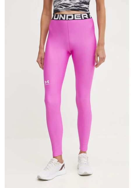 Under armour leggins de antrenament hg authentics culoarea negru cu imprimeu 1383559