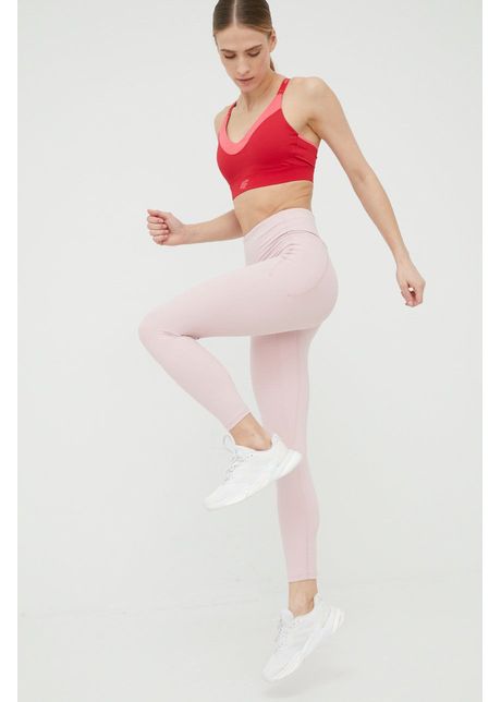 Under armour leggins de antrenament meridian 1369004 femei culoarea roz neted