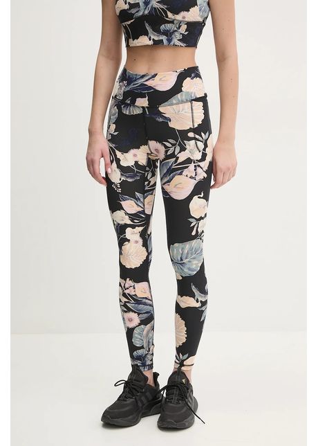 Under armour leggins de antrenament meridian culoarea negru cu imprimeu 1383603