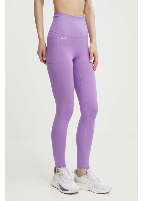 Under armour leggins de antrenament motion culoarea violet neted