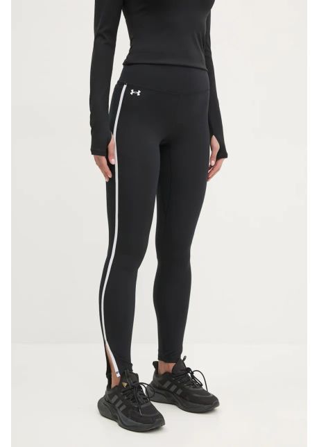 Under armour leggins de antrenament motion piped culoarea negru cu imprimeu 1389793