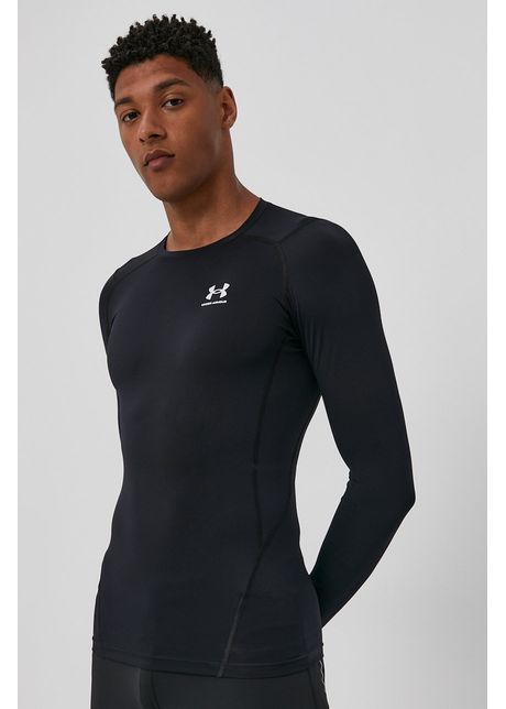 Under armour m nec lung de antrenament culoarea negru neted