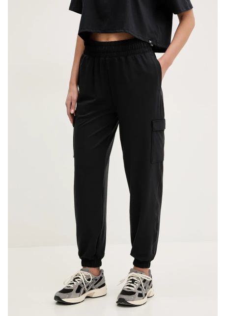 Under armour pantaloni de antrenament meridian culoarea negru neted 1382524