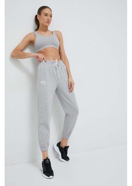 Under armour pantaloni de trening culoarea gri neted