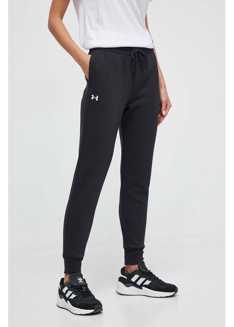Under armour pantaloni de trening culoarea negru neted 1379438