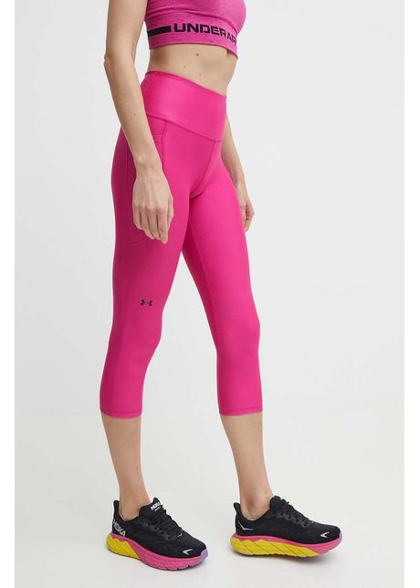 Under armour pantaloni femei culoarea roz neted