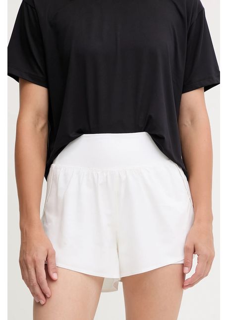 Under Armour pantaloni scurți de antrenament Flex culoarea roz, uni, high waist, 1376936