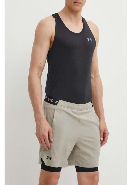 Under Armour pantaloni scurți de antrenament Vanish barbati, culoarea bej